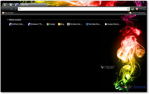 El tema Ethereal 2 de VikiTech de la tienda web de Chrome se ejecutará con OffiDocs Chromium en línea