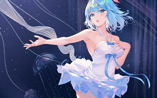 Ethereal Dance with Jellyfish  from Chrome web store to be run with OffiDocs Chromium online