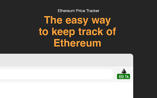 Ethereum Price Tracker  from Chrome web store to be run with OffiDocs Chromium online