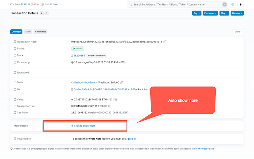 Etherscan Auto Show More  from Chrome web store to be run with OffiDocs Chromium online