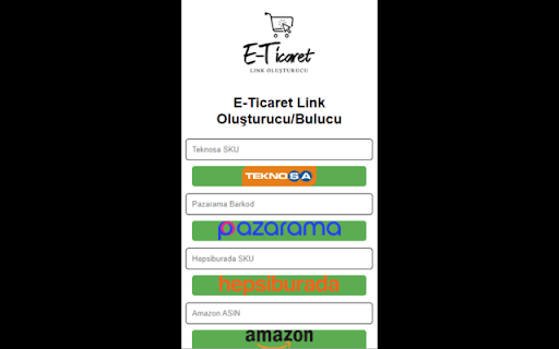 E Ticaret Araçları  from Chrome web store to be run with OffiDocs Chromium online