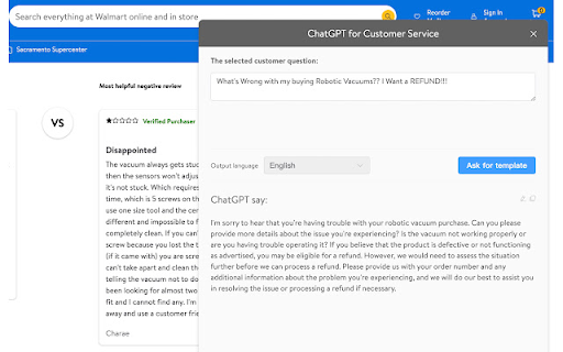 Etsy Customer Service Helper with ChatGPT  from Chrome web store to be run with OffiDocs Chromium online