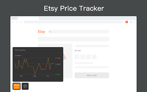 Etsy Price Tracker  from Chrome web store to be run with OffiDocs Chromium online