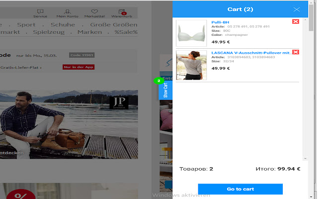 EuropeCart  from Chrome web store to be run with OffiDocs Chromium online