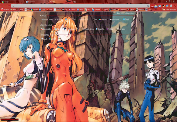Evangelion Theme 1080p  from Chrome web store to be run with OffiDocs Chromium online