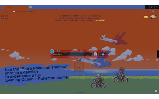Evening Ocean  from Chrome web store to be run with OffiDocs Chromium online