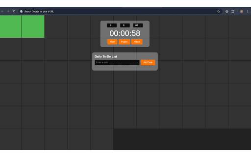 Event Timer New Tab  from Chrome web store to be run with OffiDocs Chromium online