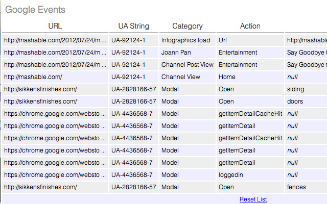 Event Tracking Tracker  from Chrome web store to be run with OffiDocs Chromium online