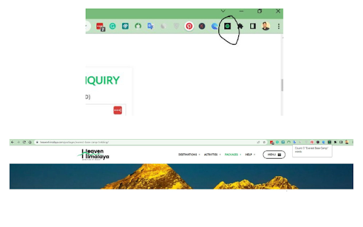 Everest Base Camp Word Counter  from Chrome web store to be run with OffiDocs Chromium online