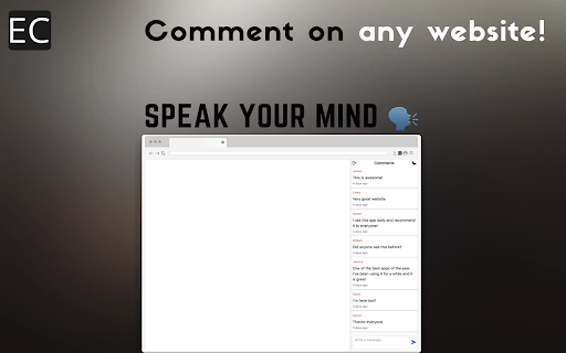 EveryComment  from Chrome web store to be run with OffiDocs Chromium online