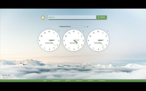 EveryWhereClock from Chrome web store to be run with OffiDocs Chromium online EveryWhereClock from Chrome web store to be run with OffiDocs Chromium online
