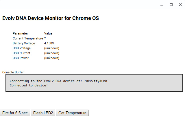 Evolv DNA Device Monitor for Chrome OS  from Chrome web store to be run with OffiDocs Chromium online
