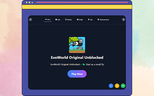EvoWorld Original Unblocked  from Chrome web store to be run with OffiDocs Chromium online
