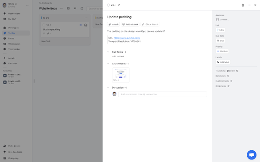Evrybo Feedback Capture from Chrome web store to be run with OffiDocs Chromium online Evrybo Feedback Capture from Chrome web store to be run with OffiDocs Chromium online