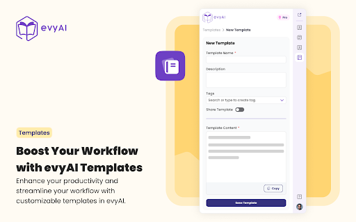 evyAI AI Assistant for Social Media  from Chrome web store to be run with OffiDocs Chromium online