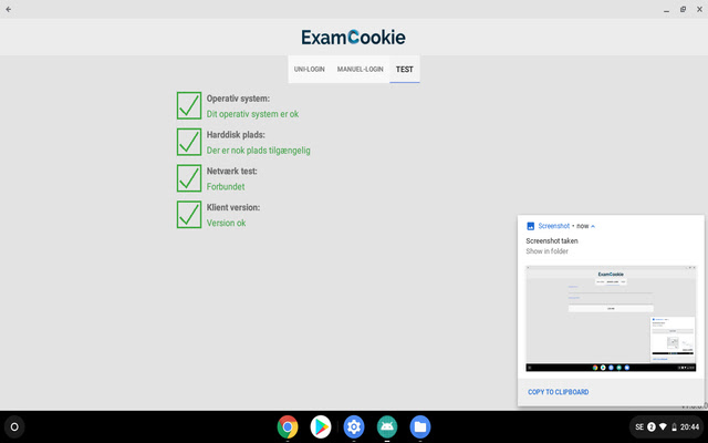 Examcookie  from Chrome web store to be run with OffiDocs Chromium online