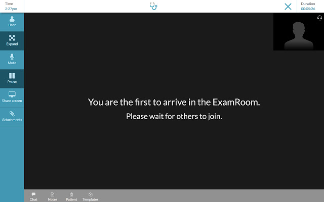 ExamMed Screen Sharing  from Chrome web store to be run with OffiDocs Chromium online