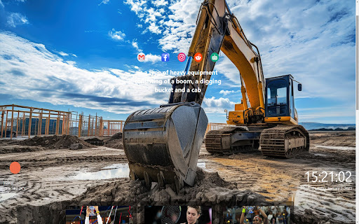 Excavator  from Chrome web store to be run with OffiDocs Chromium online