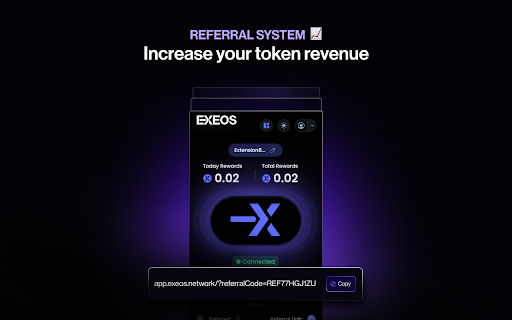 Exeos Extension  from Chrome web store to be run with OffiDocs Chromium online