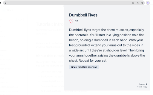 Exercise Fitness Inspiration with Every Tab  from Chrome web store to be run with OffiDocs Chromium online