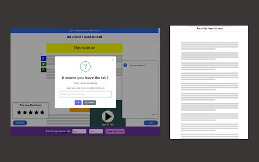 Exile Element Hide any element with one key, undo with another  from Chrome web store to be run with OffiDocs Chromium online