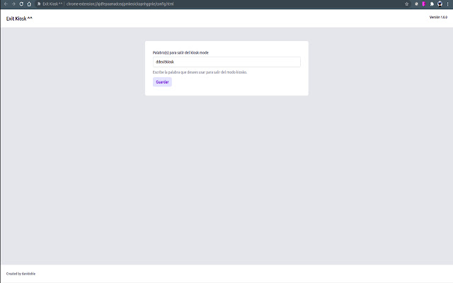 Exit Kiosk  from Chrome web store to be run with OffiDocs Chromium online