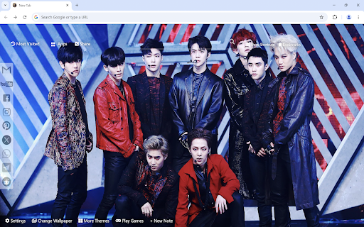 EXO Wallpaper  from Chrome web store to be run with OffiDocs Chromium online