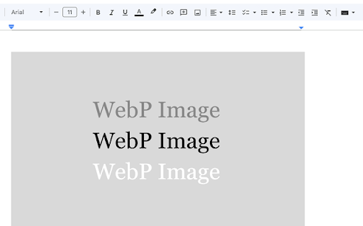 Expand Image Formats  from Chrome web store to be run with OffiDocs Chromium online