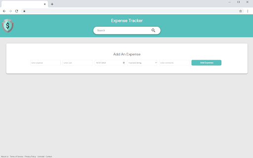 Expense Tracker Tab  from Chrome web store to be run with OffiDocs Chromium online