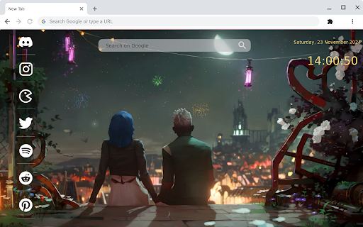 Experience the magic of Ekko and Powder Night live wallpaper for Chrome  from Chrome web store to be run with OffiDocs Chromium online
