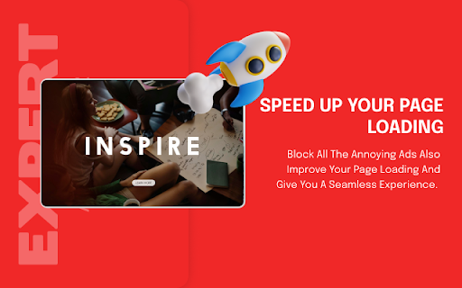 Expert AdBlocker  from Chrome web store to be run with OffiDocs Chromium online