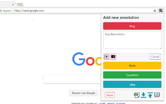 Exploratory Testing Chrome Extension  from Chrome web store to be run with OffiDocs Chromium online