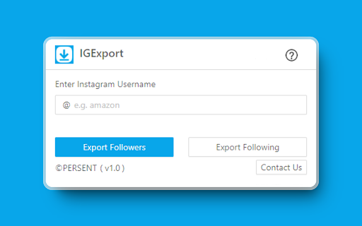 Export Followers free  from Chrome web store to be run with OffiDocs Chromium online