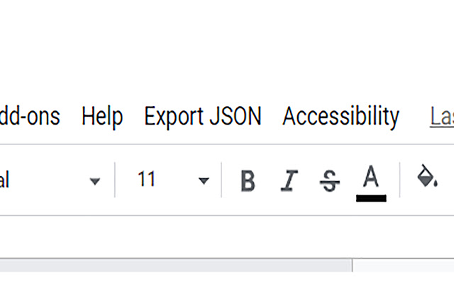 Export JSON  from Chrome web store to be run with OffiDocs Chromium online