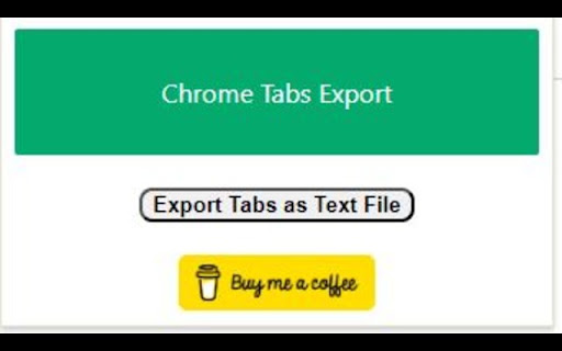 Export Tabs as Text File  from Chrome web store to be run with OffiDocs Chromium online