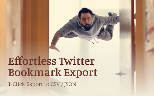Export Twitter Bookmarks  from Chrome web store to be run with OffiDocs Chromium online