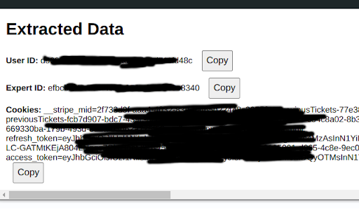Expose waylight /me endpoint  from Chrome web store to be run with OffiDocs Chromium online