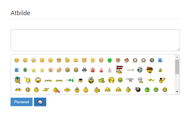 Exs Smiley List  from Chrome web store to be run with OffiDocs Chromium online