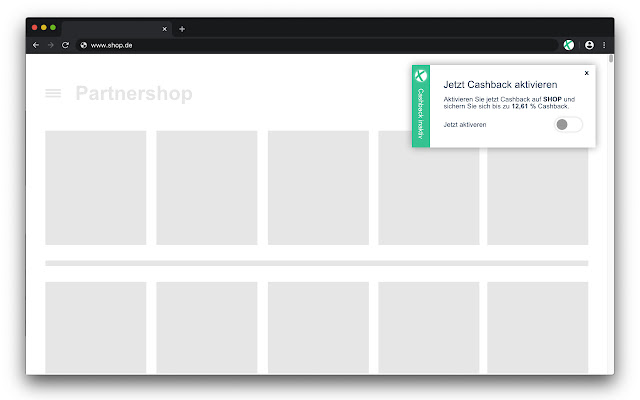 extend Cashback Radar  from Chrome web store to be run with OffiDocs Chromium online