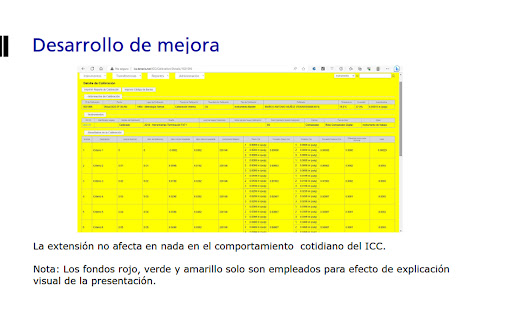 Extensión filtro de condiciones en ICC  from Chrome web store to be run with OffiDocs Chromium online