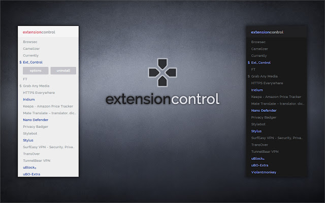 Extension Control  from Chrome web store to be run with OffiDocs Chromium online