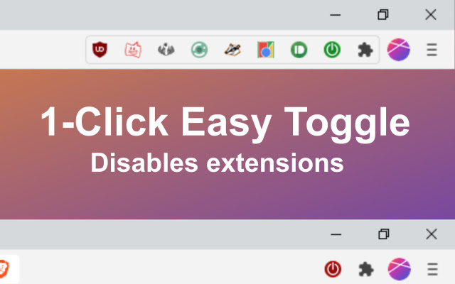 Extension Disabler  from Chrome web store to be run with OffiDocs Chromium online