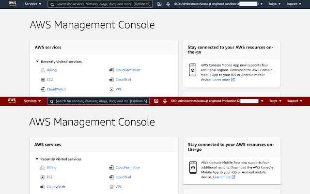 Ekstensi untuk AWS SSO dari toko web Chrome untuk dijalankan dengan OffiDocs Chromium online