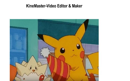 Extension KineMaster for Chrome  from Chrome web store to be run with OffiDocs Chromium online
