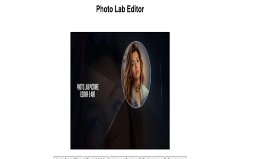 Extension Photo Lab Picture Editor  Art  from Chrome web store to be run with OffiDocs Chromium online