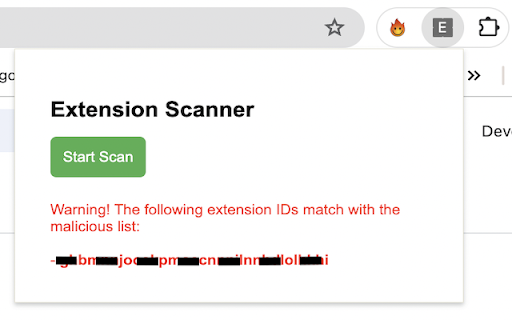 Extension Security Scanner  from Chrome web store to be run with OffiDocs Chromium online