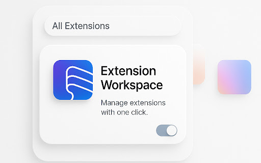 Extension Workspace  from Chrome web store to be run with OffiDocs Chromium online