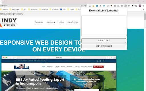 External Link Extractor  from Chrome web store to be run with OffiDocs Chromium online
