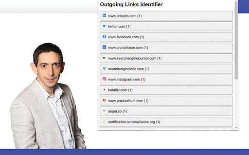 External Links Identifier  from Chrome web store to be run with OffiDocs Chromium online
