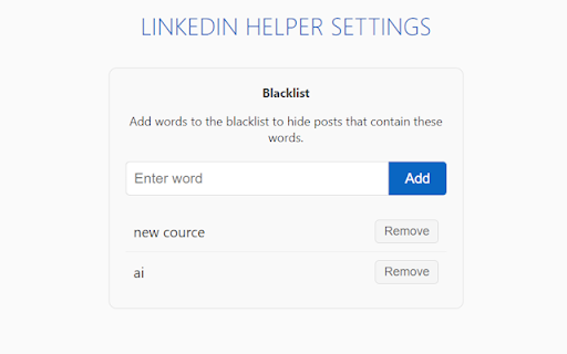 ext linkedin helper  from Chrome web store to be run with OffiDocs Chromium online